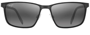 MJ381 MAUI JIM CUT MOUNTAIN 532-2M BLACK / NEUTRAL GREY