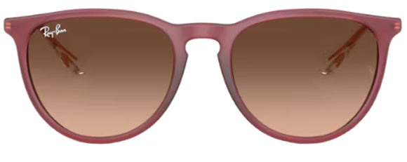 RB641 RAY-BAN ERIKA RB4171 6815A5 54 RUBBER VIOLET / PINK GRADIENT BROWN