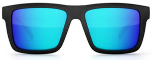 HW114 HEAT WAVE XL VISE Z87 E_XLVIS_USAZ87_09P BLACK WITH STARS AND STRIPES USA ARMS / GALAXY BLUE  POLARIZED