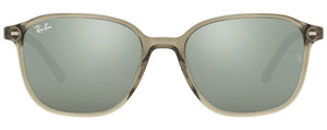 RB162 RAY-BAN LEONARD RB2193 66355C 53 TRANSPARENT GREEN  GRAY MIRRORED