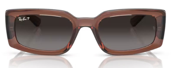 RB215 RAY-BAN KILIANE RB4395 6678T3 54 TRANSPARENT BROWN  GRAY POLRIZED