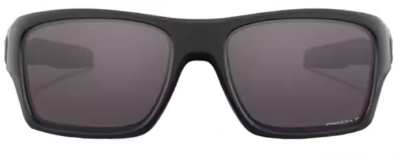 OK257 OAKLEY TURBINE OO9263 926362 63 MATTE BLACK / PRIZM GREY POLARIZED