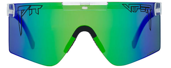 PIT137 PIT VIPER THE ORIGINAL 2.0 WIDE THE BIO CLEAR 70 9354 HDPV BLUE GREEN POLARIZED