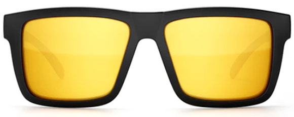 HW85 HEAT WAVE XL VISE Z87 E_XLVIS_Z87_02P BLACK  / GOLD RUSH POLARIZED