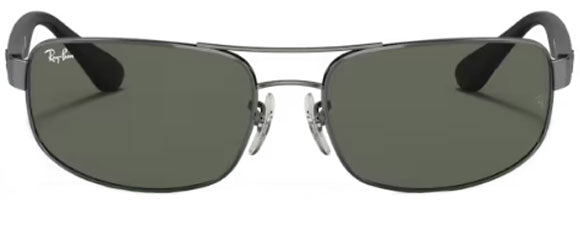 RB644 RAY-BAN RB3445 004 61 GUNMETAL / G-15 GREEN CLASSIC