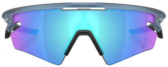 OK289 OAKLEY SPHAERA SLASH OO9499 949903 36 MATTE TRANSPARENT STONEWASH / PRIZM SAPPHIRE POLARIZED