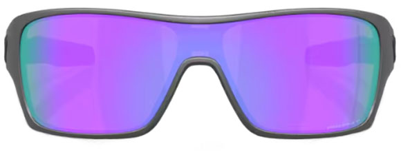 OK260 OAKLEY TURBINE ROTOR OO9307 930731 32 MATTE STEEL / PRIZM VIOLET POLARIZED