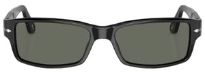 PO1 PERSOL PO2747S 95/48 57 BLACK / CRYSTAL GREEN POLARIZED