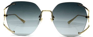 G118 GUCCI GG0651S 002 59 GOLD / GREY GRADIENT