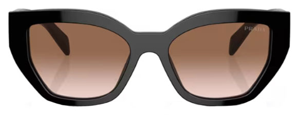 PR142 PRADA PR A09S 1AB0A6 53 BLACK / BROWN GRADIENT