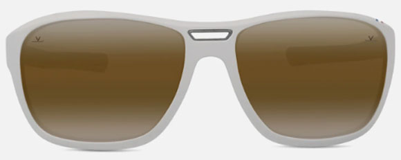 V313 VUARNET RACING 02 VU40021U6421Q MATTE WHITE / SKILYNX