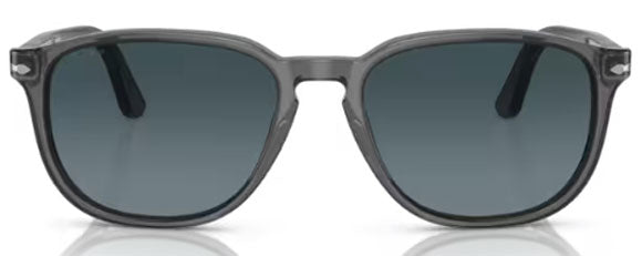 PO152 PERSOL PO3019S 1196S3 55 TRANSPARENT GREY  / LIGHT BLUE GRADIENT DARK BLUE POLARIZED