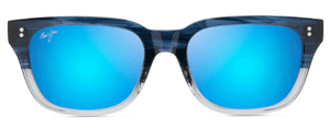 MJM074 MAUI JIM LIKEKE B894-03 54 BLUE GREY GRADIENT / BLUE HAWAII