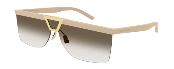 SL28 SAINT LAURENT SL 537 PALACE-002 99 IVORY - IVORY - BROWN