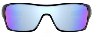 OK230 OAKLEY TURBINE ROTOR OO9307 930708 32 POLISHED BLACK / PRIZM DEEP WATER POLARIZED