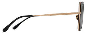 MJ499 MAUI JIM VIOLET LAKE GS843-02 53 BLACK WITH GOLD NEUTRAL GREY