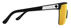 SY045 SPY FLYNN 5050 6700000000209 MATTE BLACK / HAPPY BOOST ORANGE MIRRORED POLARIZED