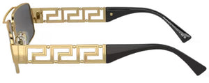 VE174 VERSACE VE2257 100287 60 GOLD / DARK GRAY