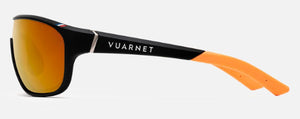 V279 VUARNET ROAD VL192900032C33 132 MATTE BLACK / NXT PHOTOCHROMIC ORANGE FLASH
