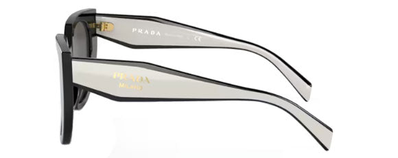 PR125 PRADA PR 14WS 09Q5S0 52 BLACK TALC / DARK GREY