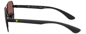 RB617 RAY-BAN RB8336M F117H2 58 BLACK / PURPLE MIRROR SILVER POLARIZED