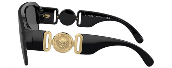 V20 VERSACE MEDUSA BIGGIE PILOT VE4391 GB1/87 48 BLACK / DARK GRAY