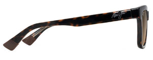 MJM105 MAUI JIM HANOHANO HS644-10 SHINY DARK HAVANA WITH TRANS YELLOW / HCL BRONZE