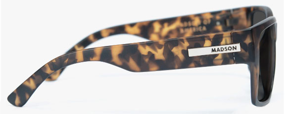 M33 MADSON CLASSICO 15-0402  TORTOISE / GREY POLARIZED