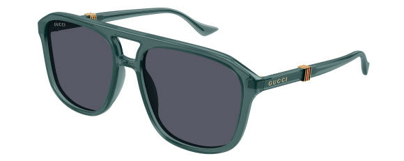 G240 GUCCI GG1494S-003 57 GREEN / GRAY