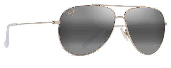 MJM178 MAUI JIM HAU'OLI 665-16A SHINY LIGHT GOLD WITH CRYSTAL / NEUTRAL GREY