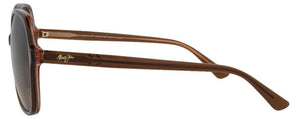 MJ392 MAUI JIM TARO ASIAN FIT HS795N-18C CARAMEL PINK / HCL BRONZE POLARIZED