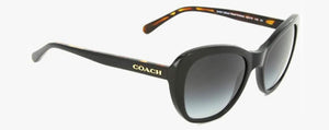 C90 COACH L1631 HC8204 544211 52 BLACK TORTOISE / LIGHT GREY GRADIENT