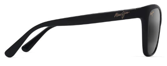 MJM218 MAUI JIM STARFISH 744-02 SHINY BLACK / NEUTRAL GREY
