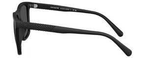 C195 COACH CAE78 HC8427U 500287 57 MATTE BLACK / GREY SOLIT