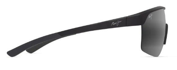 MJM215 MAUI JIM PALUNA 595-02 MATTE BLACK / NEUTRAL GREY