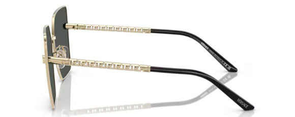 VE197 VERSACE VE2270D 125287 63 PALE GOLD  / DARK GREY