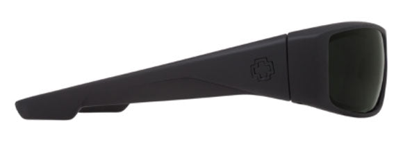 S24 SPY LOGAN 670939973863 60 SOFT MATTE BLACK / HAPPY GRAY GREEN