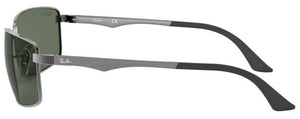 Z8 RAY-BAN RB3498 004/71 61 GUNMETAL / DARK GREEN
