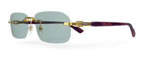 G185 GUCCI GG1221S 003 56 GOLD - BURGUNDY - GREEN