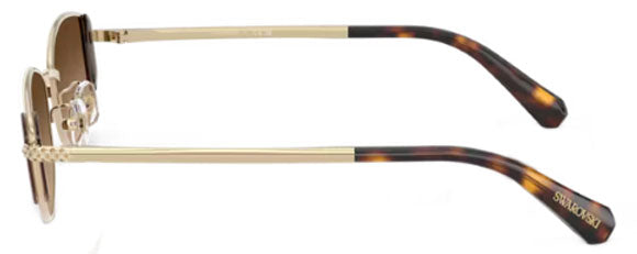SW025 SWAROVSKI SK7035D 401374 53 PALE GOLD / GRADIENT BROWN