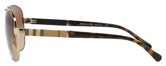 BB019 BURBERRY BE3080 114513 59 LIGHT GOLD / BROWN GRADIENT