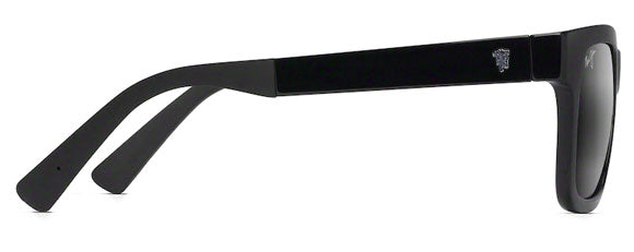 MJ398 MAUI JIM MANGOOSE 540-02 GLOSS BLACK / NEUTRAL GREY POLARIZED