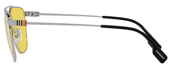 BB020 BURBERRY BLAINE BE3141 100585 61 SILVER / YELLOW