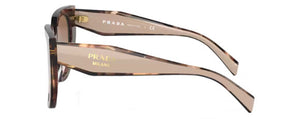 PR154 PRADA PR 14WS 01R0A6 52 CARAMEL TORTOISE POWDER / BROWN GRADIENT