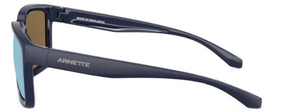 N90 ARNETTE PLOT TWIST AN4346 275922 57 DARK BLUE TOP MATTE/ SHINY / DARK GREY MIRROR WATER POLARIZED