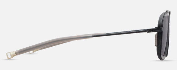 DL50 DITA DLS433-A-02  MATTE BLACK  GREY POLARIZED