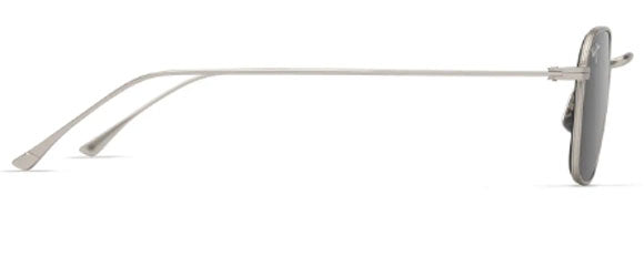 MJM204 MAUI JIM MEKALA S690-17A MATTE SILVER / HAWAII SEASHINE