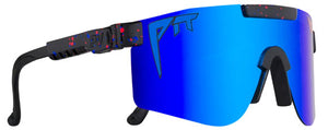 PIT070 PIT VIPER THE ORIGINALS ABSOLUTE LIBERTY DOUBLE WIDE BLACK / BLUE GREEN REVO POLARIZED