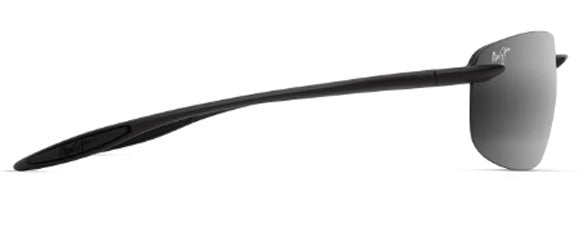 MJM201 MAUI JIM HOOKIPA ULTRA 676-02 MATTE BLACK / NEUTRAL GRAY
