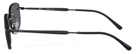 RB700 RAY-BAN RB3768 002/81 56 BLACK / DARK GREY POLARIZED